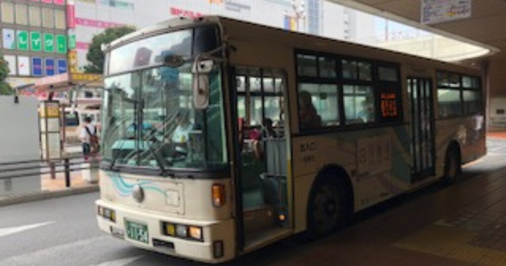 JR宇都宮駅から東武宇都宮駅までのアクセス バスの移動時間