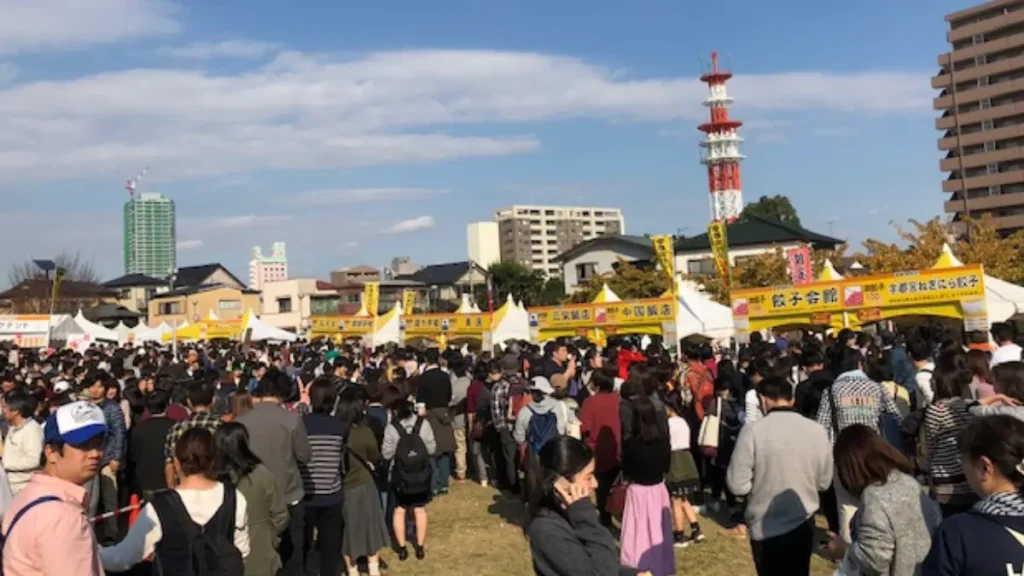 宇都宮餃子祭り 会場風景